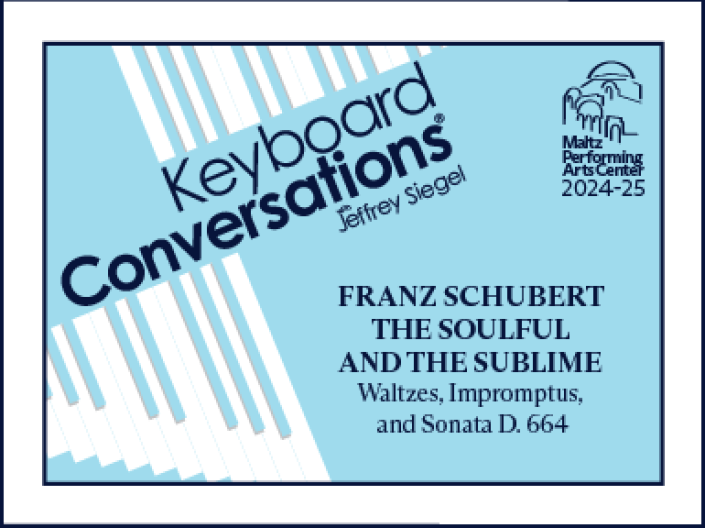 Keyboard Conversations® - FRANZ SCHUBERT - THE SOULFUL AND THE SUBLIME (2520)