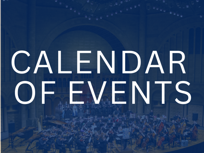 Calendar of events square