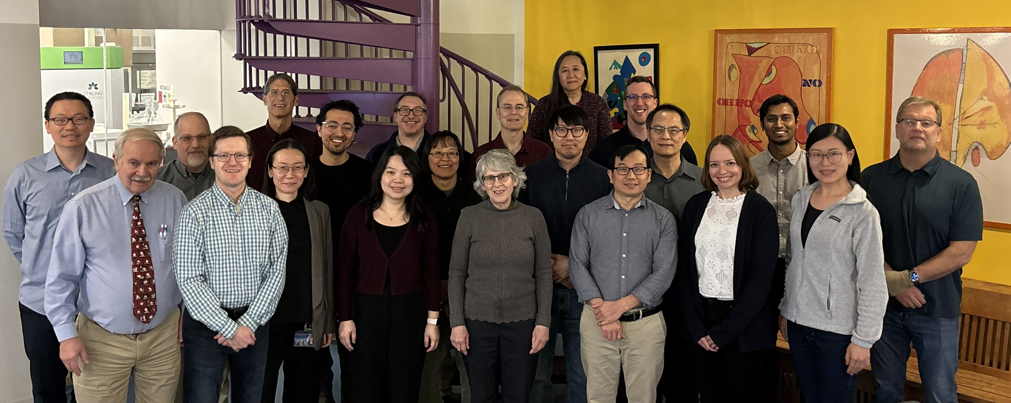 Group photo of the Biochemistry Faculty