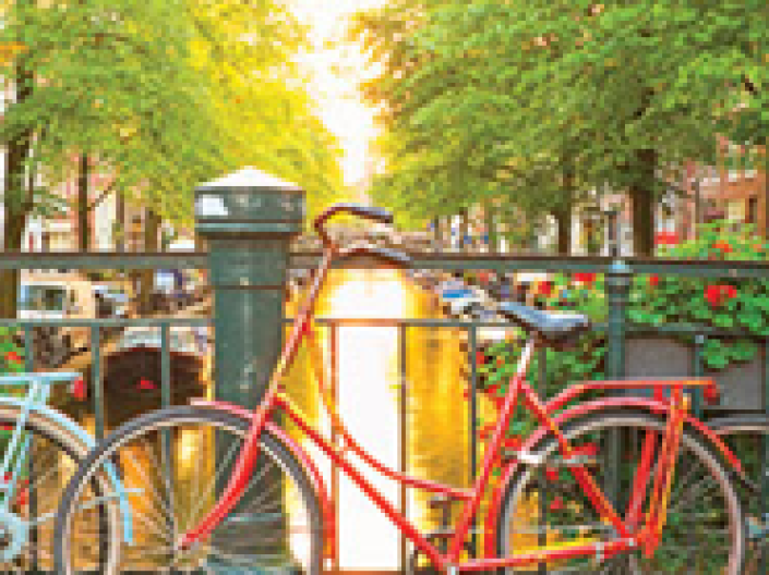 Amsterdam bike and cannel