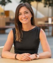 Photo of Marissa Scavuzzo sitting at a table