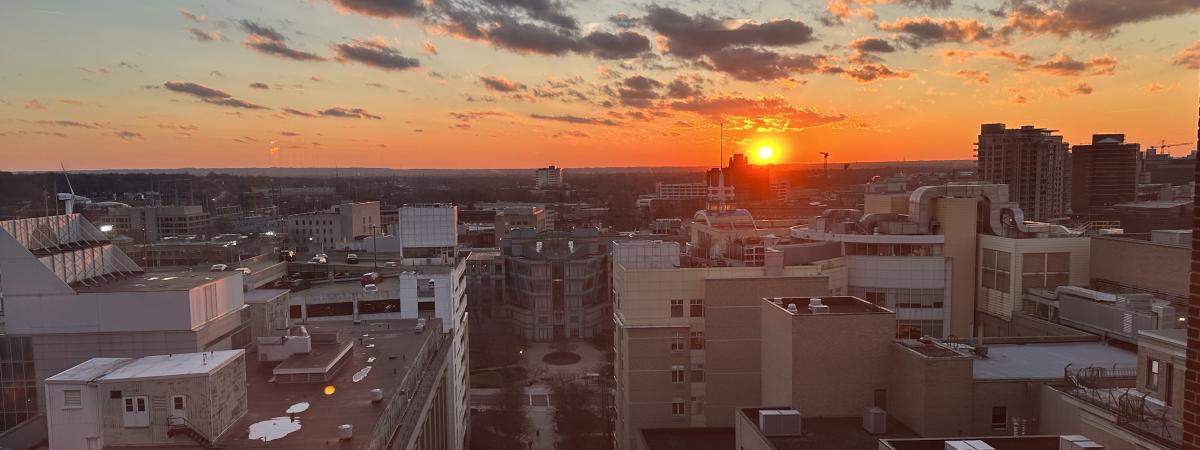 Cleveland Sunset from 10th Floor of the BRB