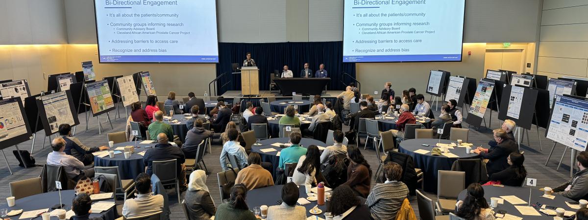 2024 CCIR Symposium aerial view of stage and audience