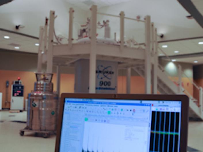 View of the CCMSB NMR Facility 900Mhz Magnet