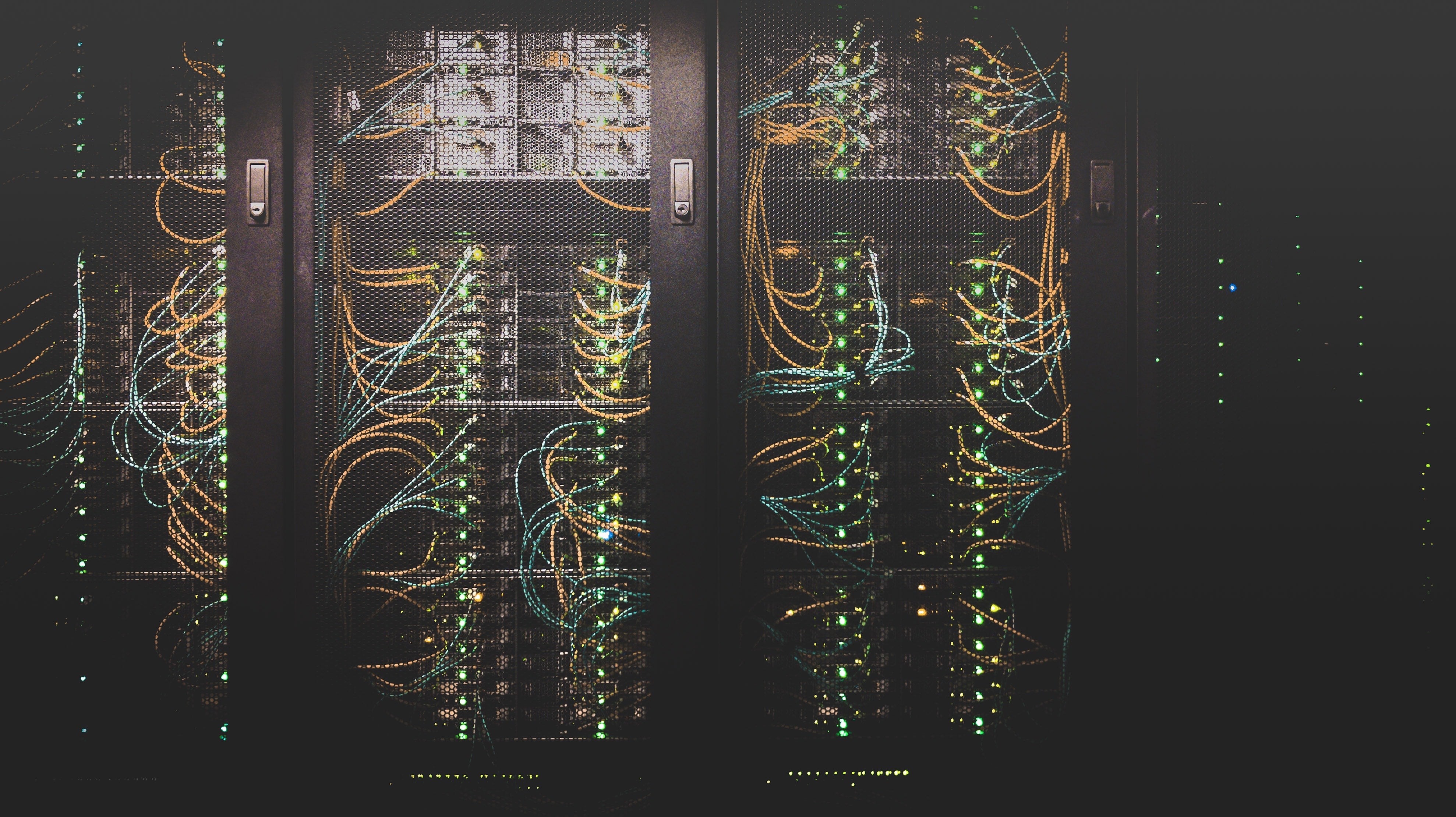 Multi-colored computer servers