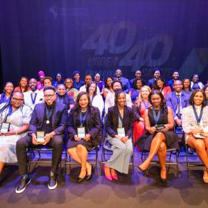 Group photo of 40 under 40 awardees