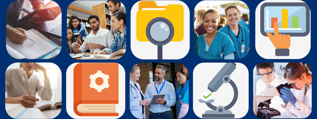 Researchers and Canvas Catalog Icons