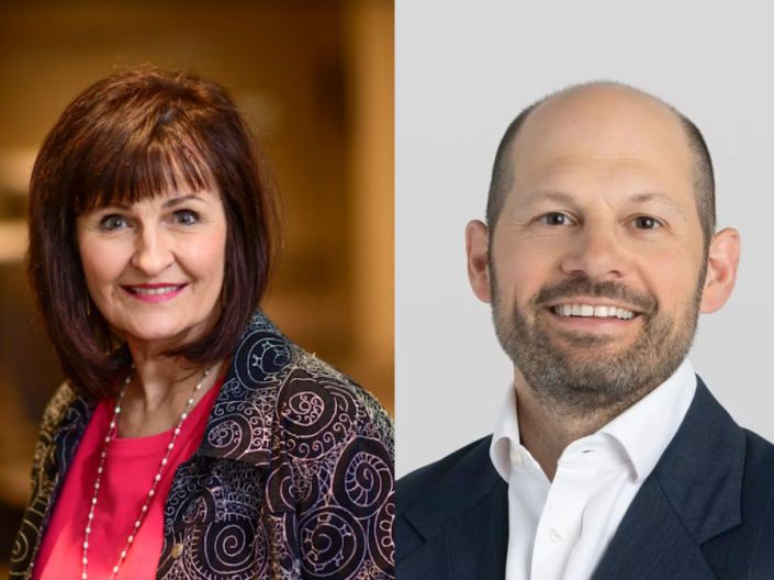 Headshot of Mary Dalansky and Jacob Kurowski