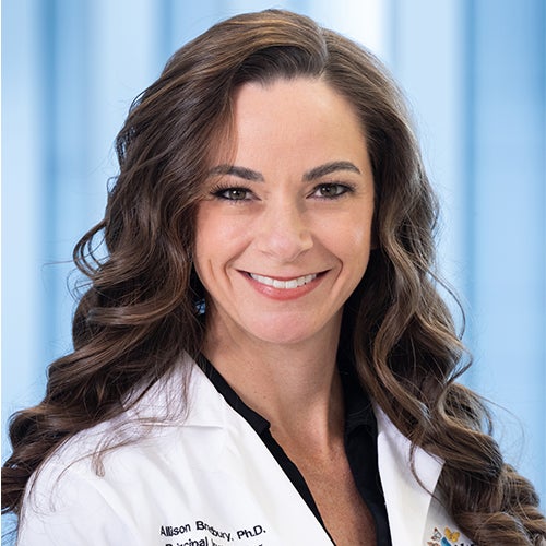 A headshot of Alison Bradbury