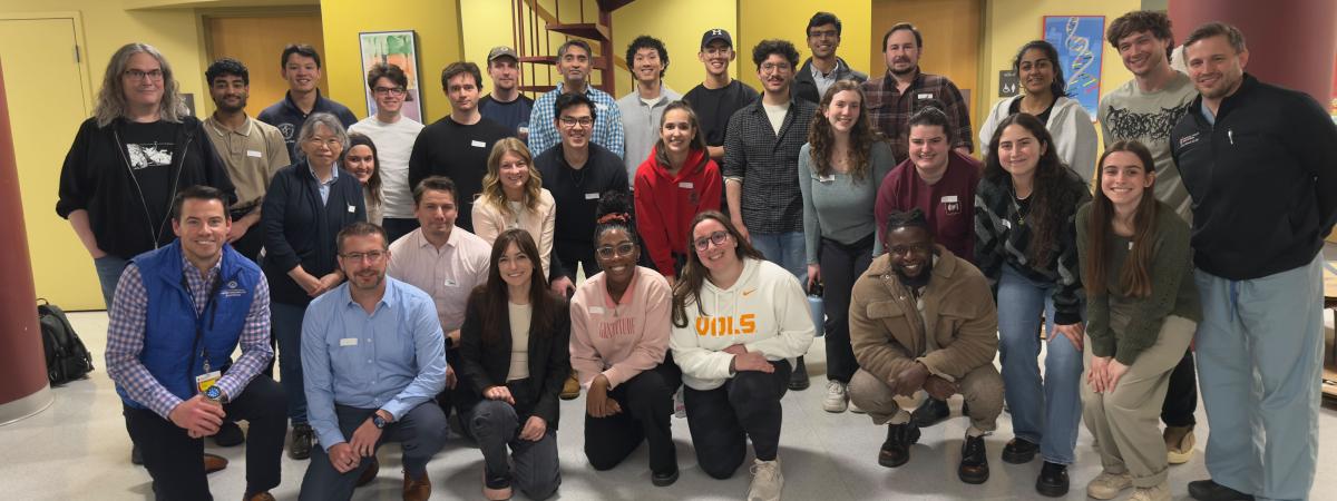 A group shot from members of all the Labs at the Institute for Glial Sciences
