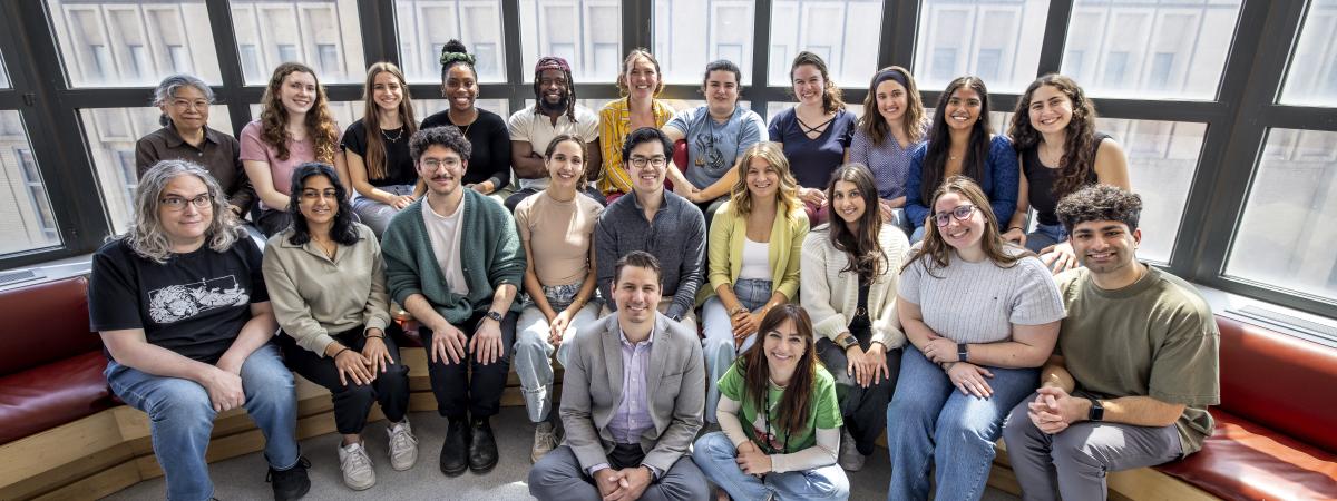 A group shot of all the members of The Institute for Glial Sciences