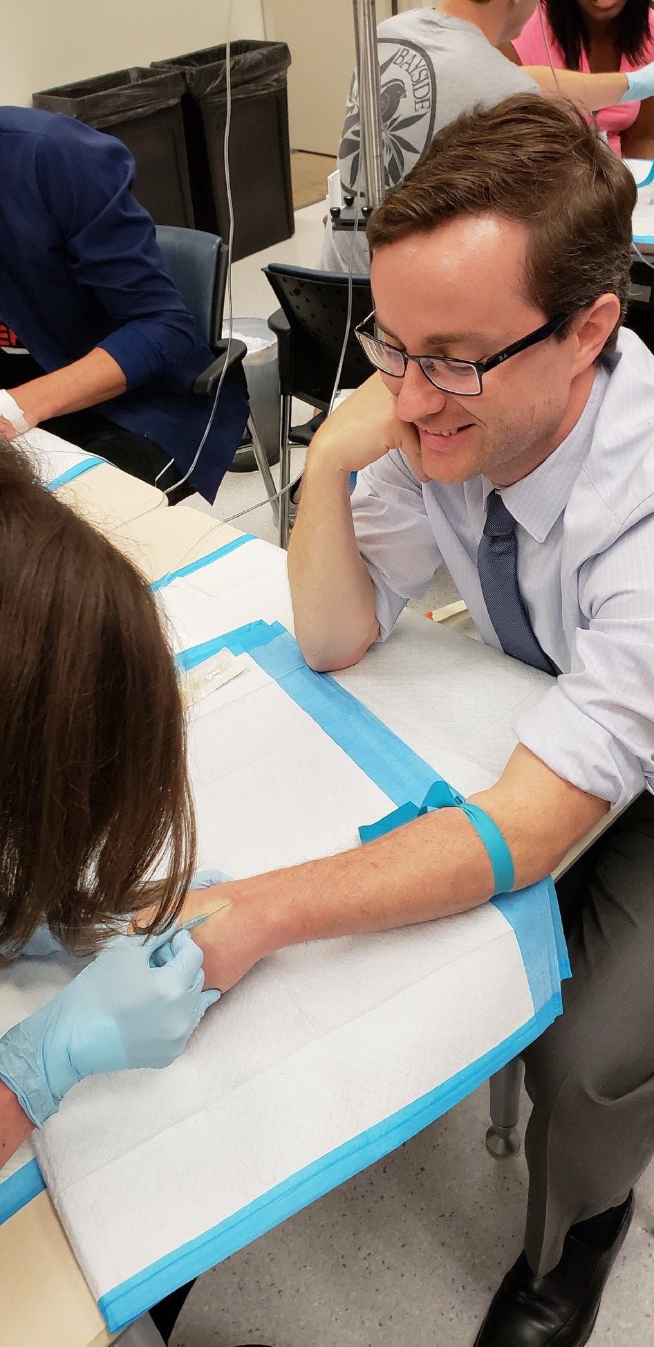 CWRU MSA faculty allows student to practice IV