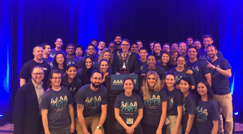 Washington, D.C. students at the annual meeting for the American Academy of Anesthesiologist Assistants