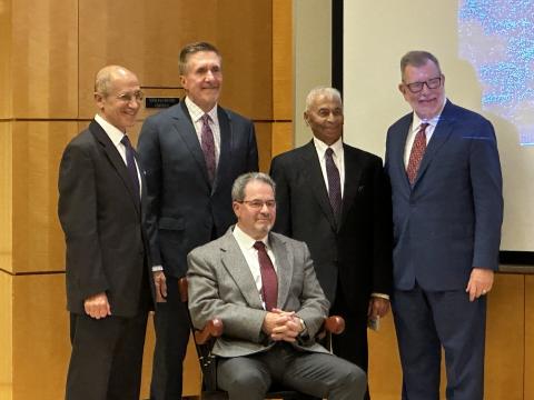 Dr. Matthew Norcia at Award Ceremony