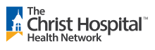 The Christ Hospital logo with blue and yellow tower design