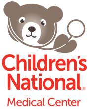 Children's National Medical Center logo with brown bear design