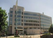 The front-view of the Wolstein Research Building