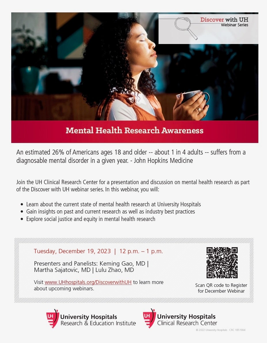 Mental Health Research Awareness Flyer