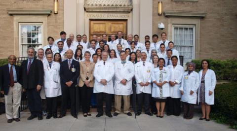Neurology Residents, Fellows and staff posing for a photo