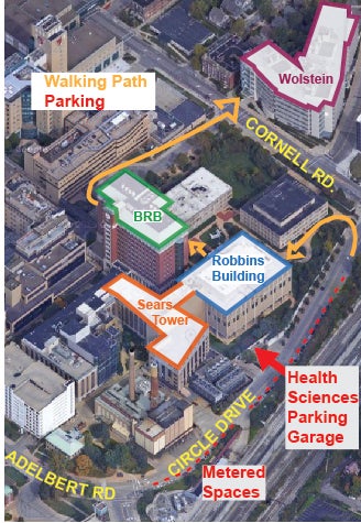 case western reserve university campus map Parking Neurosciences School Of Medicine Case Western case western reserve university campus map