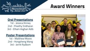 2022 Neurosciences Retreat Award Winners