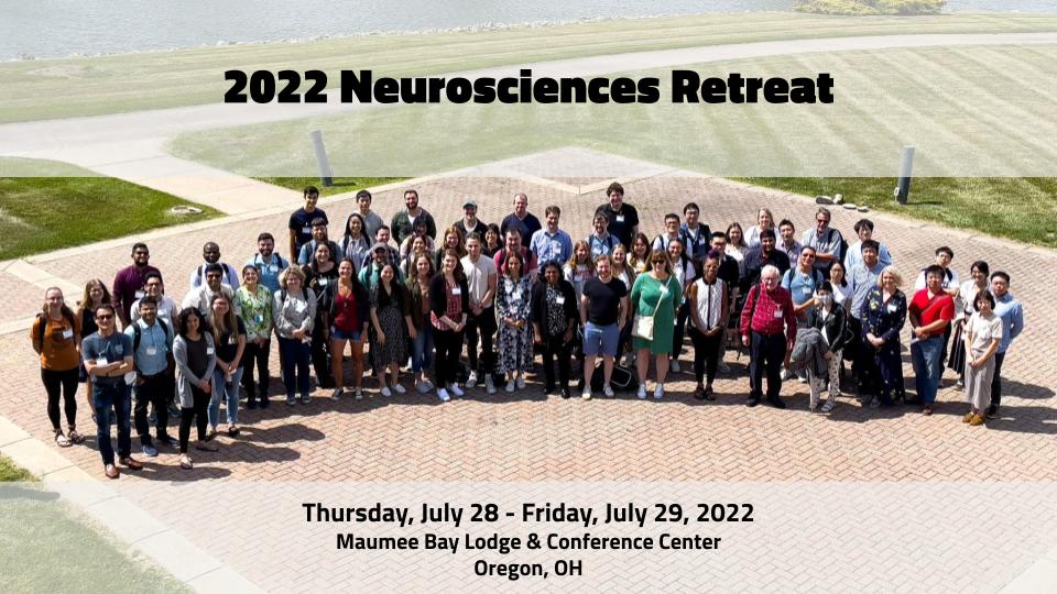 2022 Neurosciences Retreat Hero Image