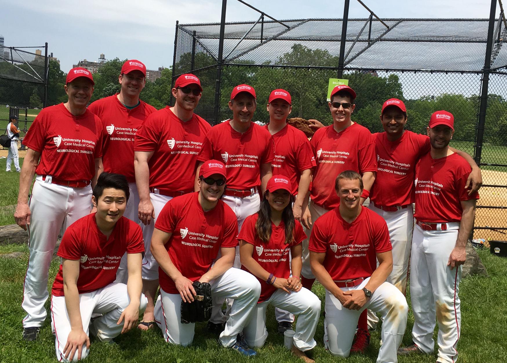 Neurosurgery Charity Softball Tournament team