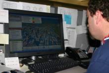Andrew Curtis Working During Hurricane Katrina Response