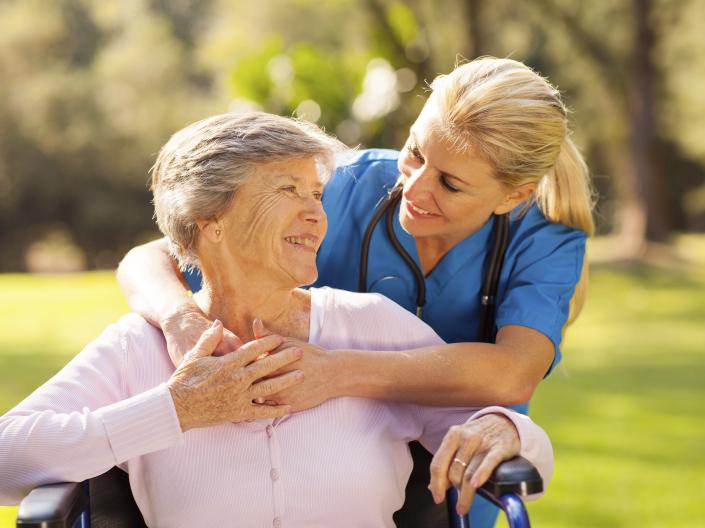 Student with patient