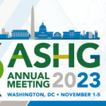American Society for Human Genetics 2023 meeting in Washington, DC