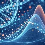 DNA and 3D graph image