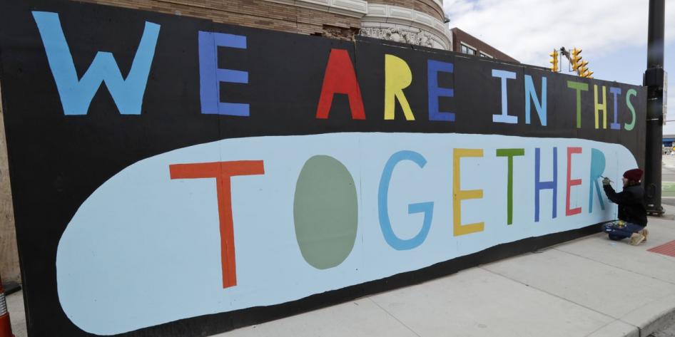 Cleveland mural - We are in this Together