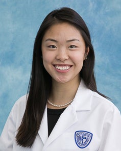 White coat portrait of Crystal An