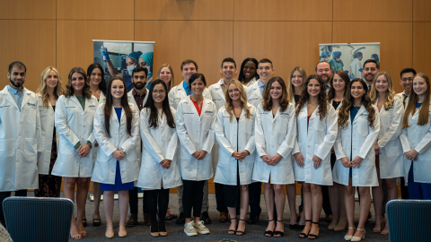 2022 Master of Science in Anesthesia white coat ceremony