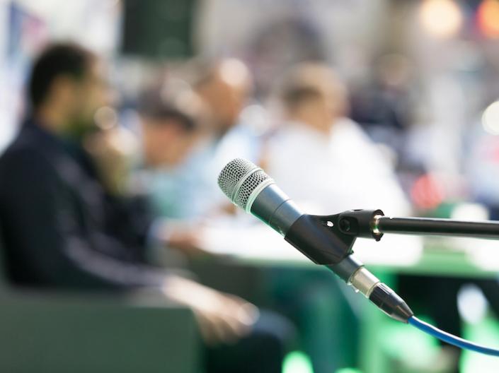 Image of a microphone