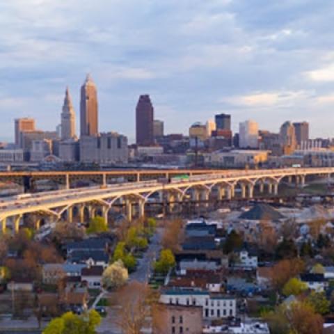 Cleveland skyline
