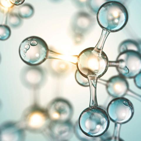 stock image molecules