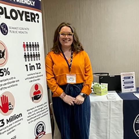Maggie Urban-Waala at an outreach event