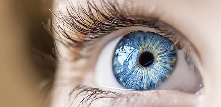 stock image of blue eye