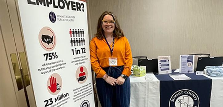Maggie Urban-Waala at an outreach event