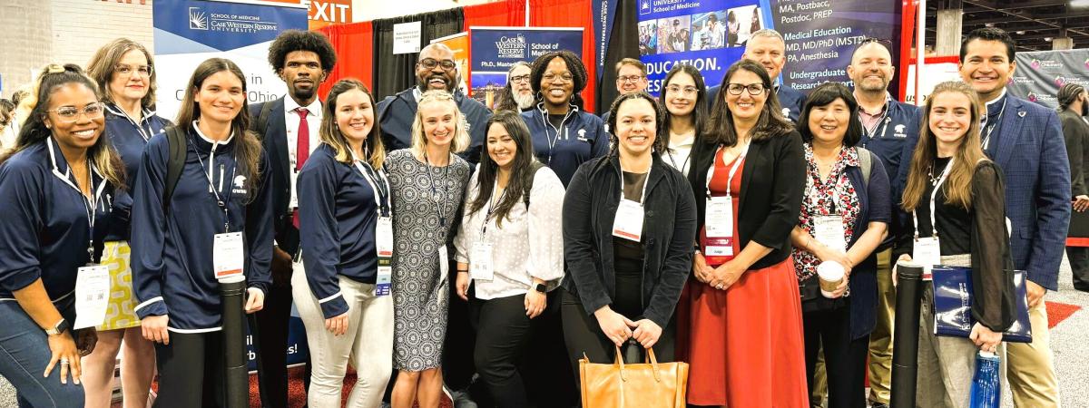 A group of people at the ABRCMS conference