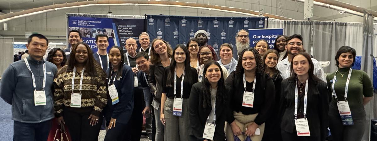 A group of CWRU representatives at ABRCMS 2024