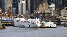 stock image of the USNS Comfort