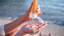 stock sunscreen