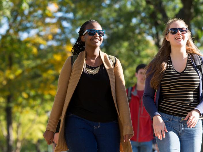 Students on the Quad