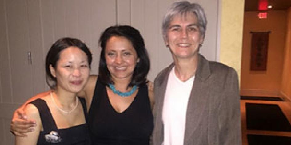 Dr. Hannah Kim (fellow), Renata Barbosa Dos Santos, NP, Dr. Carman