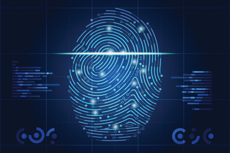 scanned fingerprint