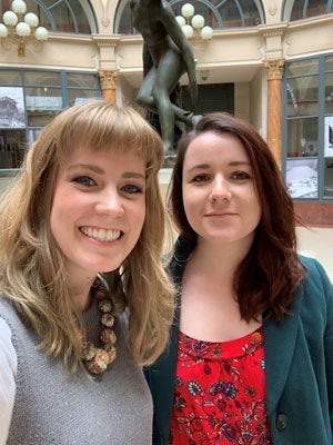 Photo of Reed O’Mara and Cheyenne Noël at the Paris symposium