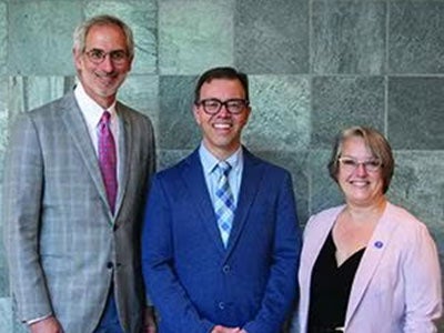 From left: Robert Kowal, William Grissom and Adele Suttle