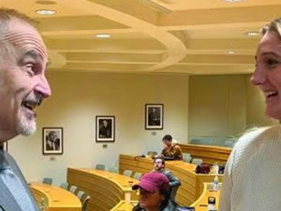 Victor Flatt and Maggie Kaniecki